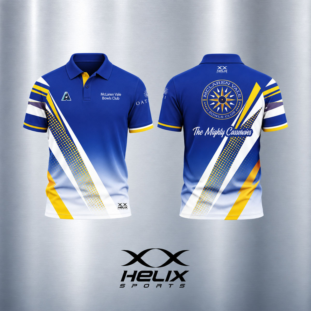 McLaren Vale Bowls Club - Men's Short Sleeve Polo