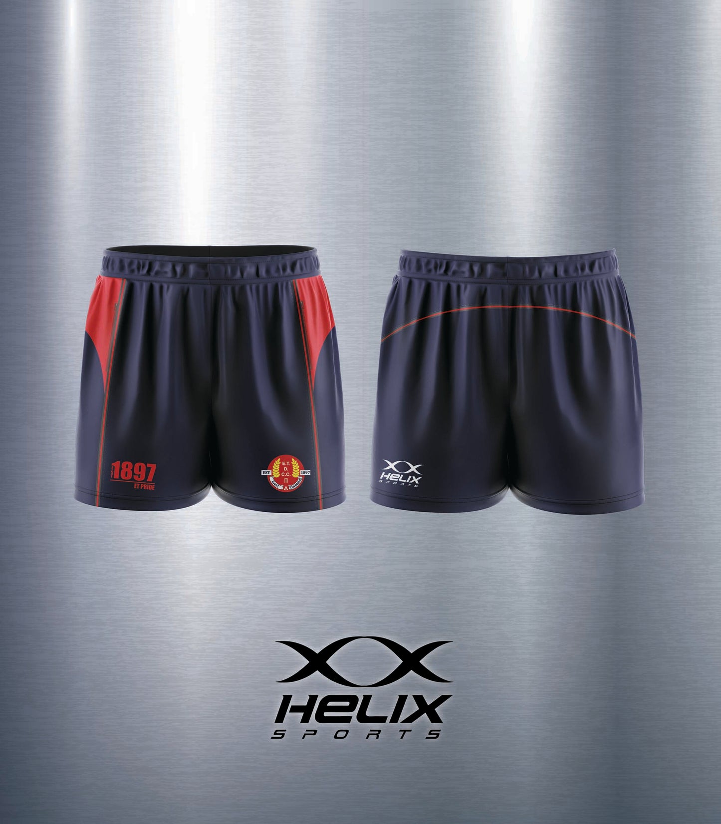 East Torrens CC - East Torrens Sublimated Training Shorts Junior