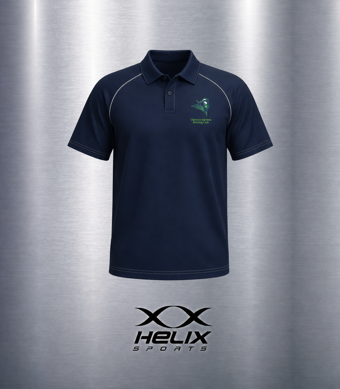 Clarence Gardens Bowling Club - Social Short Sleeve Polo Shirt - Unisex