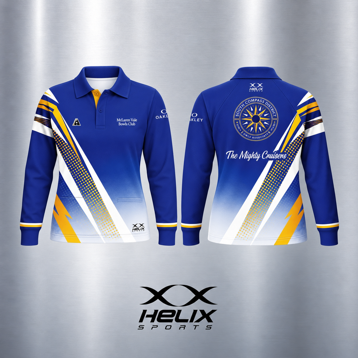 McLaren Vale Bowls Club - Women's Long Sleeve Polo