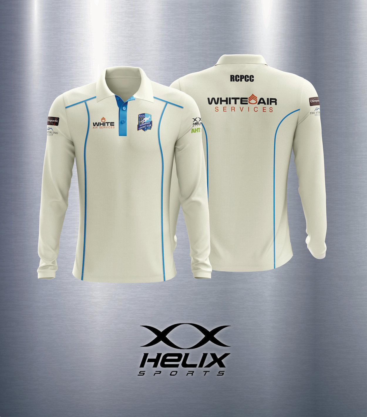 Goodwood CC - Long Sleeve Junior White Playing Shirt
