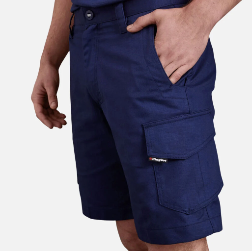 KingGee K17820 Mens Workcool 2 Lightweight Ripstop Cargo Work Shorts