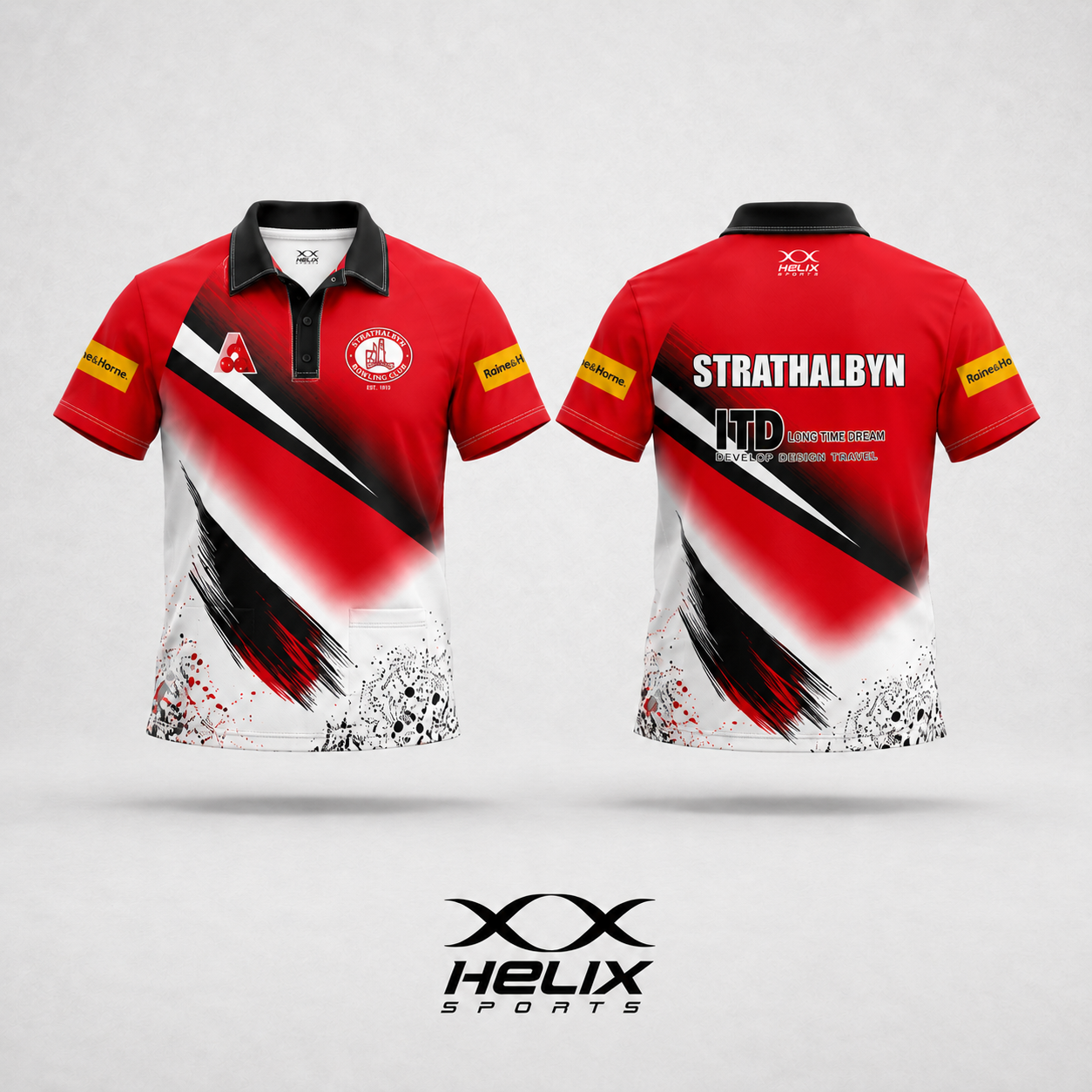 Strathalbyn Bowls Club - Unisex Short Sleeve Polo Two Pockets