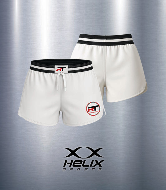 Rodman Basketball - White Casual Shorts with zips - Men