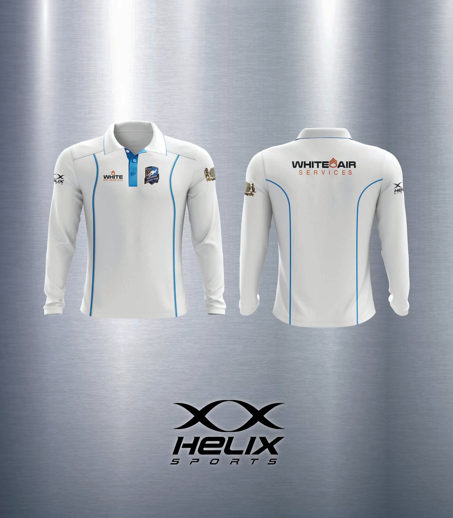 Goodwood CC - Long Sleeve Junior White Playing Shirt