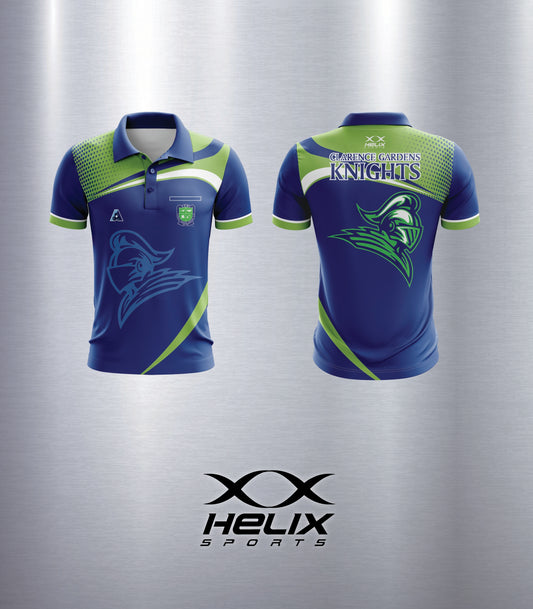 Clarence Gardens Bowls Club -  Men's Short Sleeve Polo