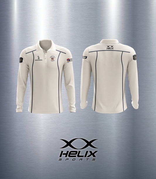 Northern Districts CC - Junior Cream Long Sleeve Playing Shirt
