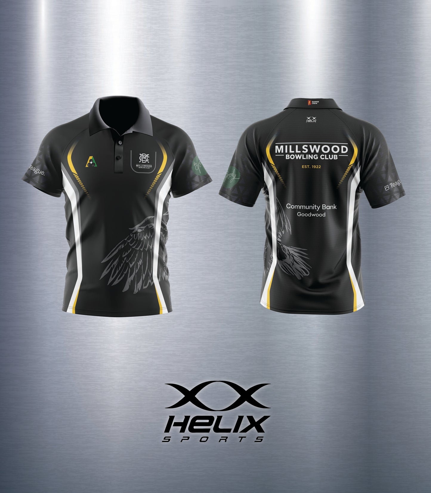 Millswood Bowling Club - Men's Short Sleeve Playing Shirt