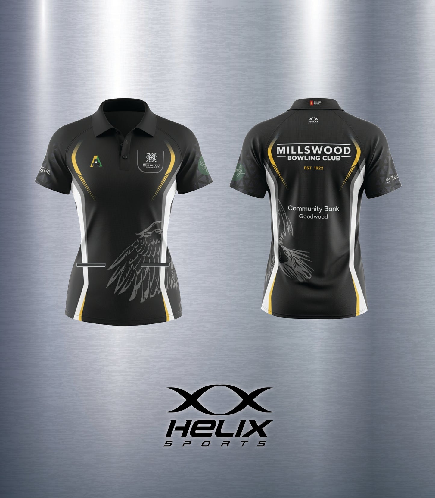 Millswood Bowling Club - Womens Elite Shirt Short Sleeve