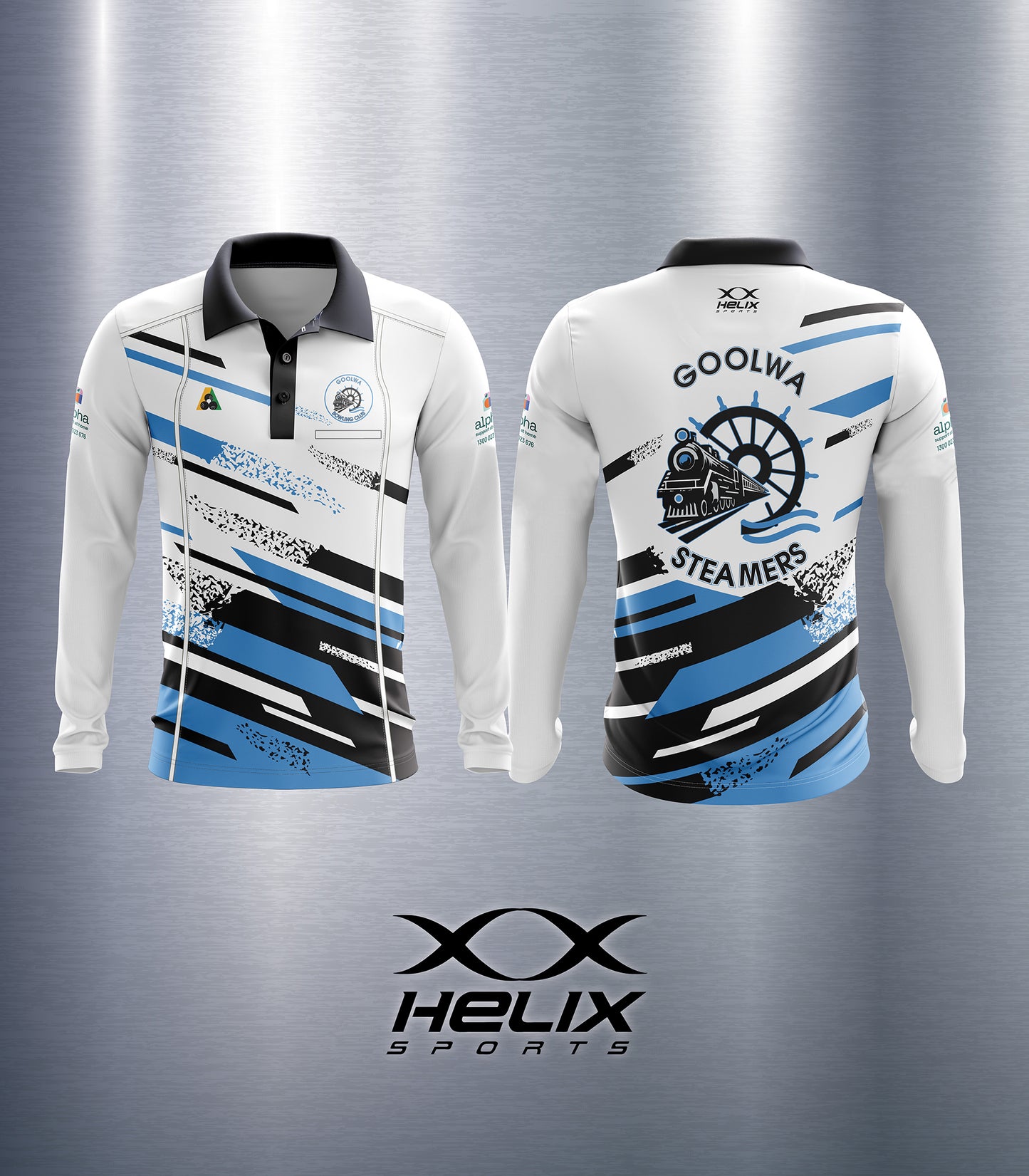 Goolwa Bowling Club - Men's Elite Shirt - Long Sleeve