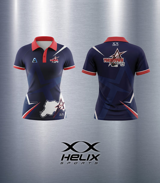 Yorketown Bowling Club - Women's Elite Shirt - Short Sleeve (Two Pockets)