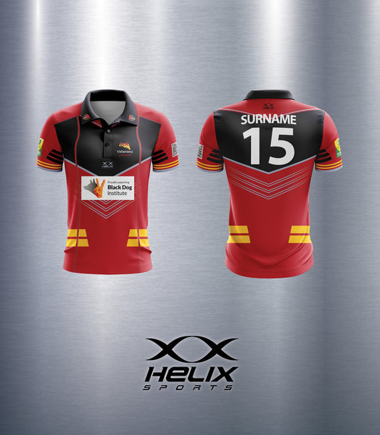 SAVCA Masters Over 40's - Mens Short Sleeve Playing Shirt