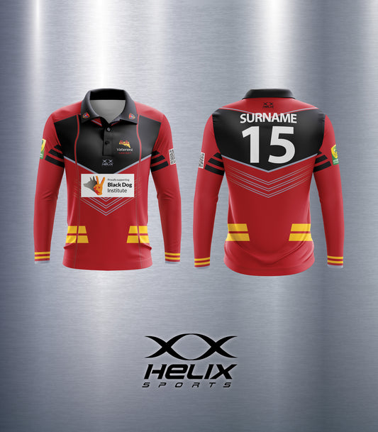 SAVCA Masters Over 40's - Mens Long Sleeve Playing Shirt