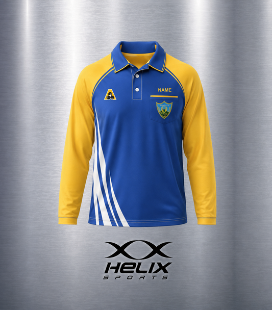 Minnipa Bowling Club - Men's Playing Shirt without name - Long Sleeve (Chest Pocket)