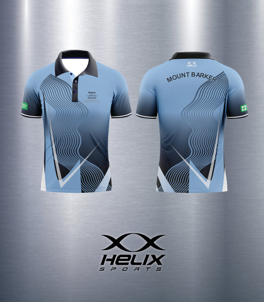 Mount Barker Bowling Club - Men's Playing Shirt - Short Sleeve (Chest Pocket)