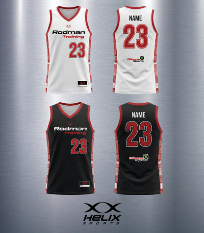 Rodman Basketball - Men's Reversible Playing Singlet and Shorts Set