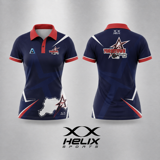 Yorketown Bowling Club - Women's Playing Shirt - Short Sleeve (Two Pockets)