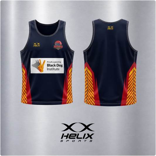 SAMCA Masters Over 40's - Mens Training Singlet