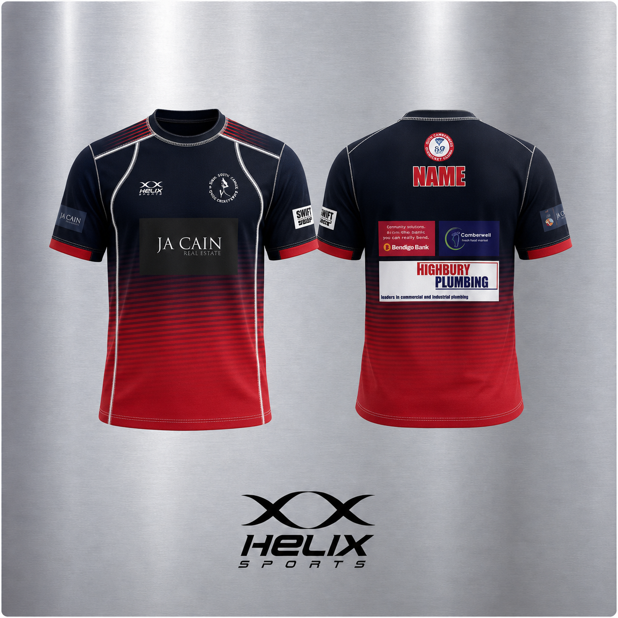 STC South Camberwell CC - Training Shirt - Junior Short Sleeve