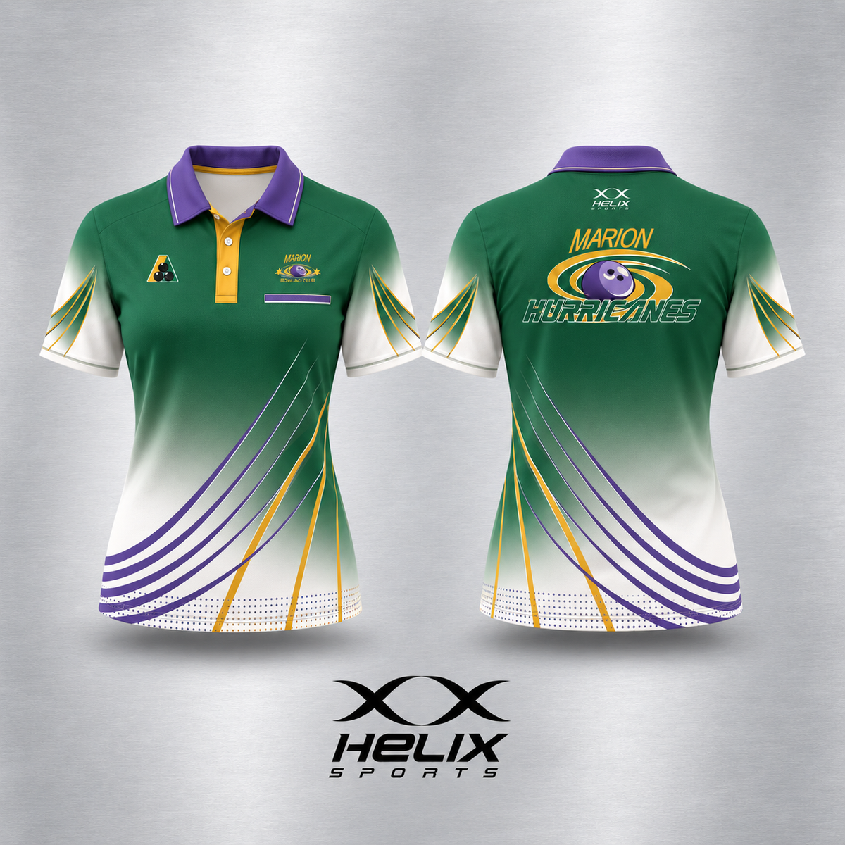 Marion Bowling Club - Women's Playing Pennant Shirt - Short Sleeve
