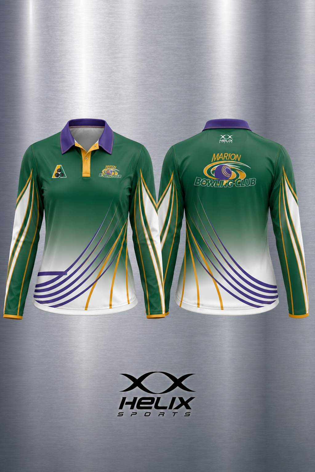 Marion Bowling Club - Women's Playing Shirt - Long Sleeve