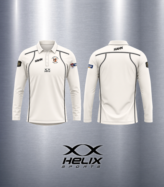 Northern Districts CC - Mens Playing Shirt Cream Long Sleeve