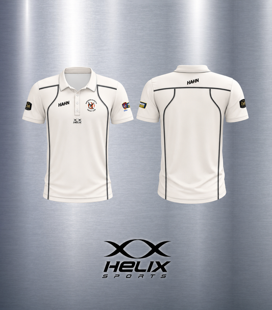 Northern Districts CC - Mens Playing Shirt Cream Short Sleeve