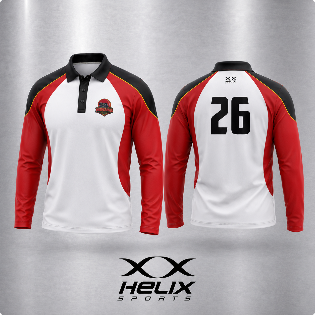 SAMCA Masters Over 60's/70's - Men's Long Sleeve Playing Shirt