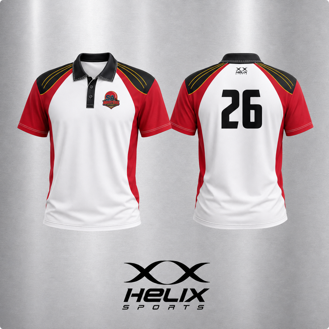 SAMCA Masters Senior's - Men's Short Sleeve Playing Shirt