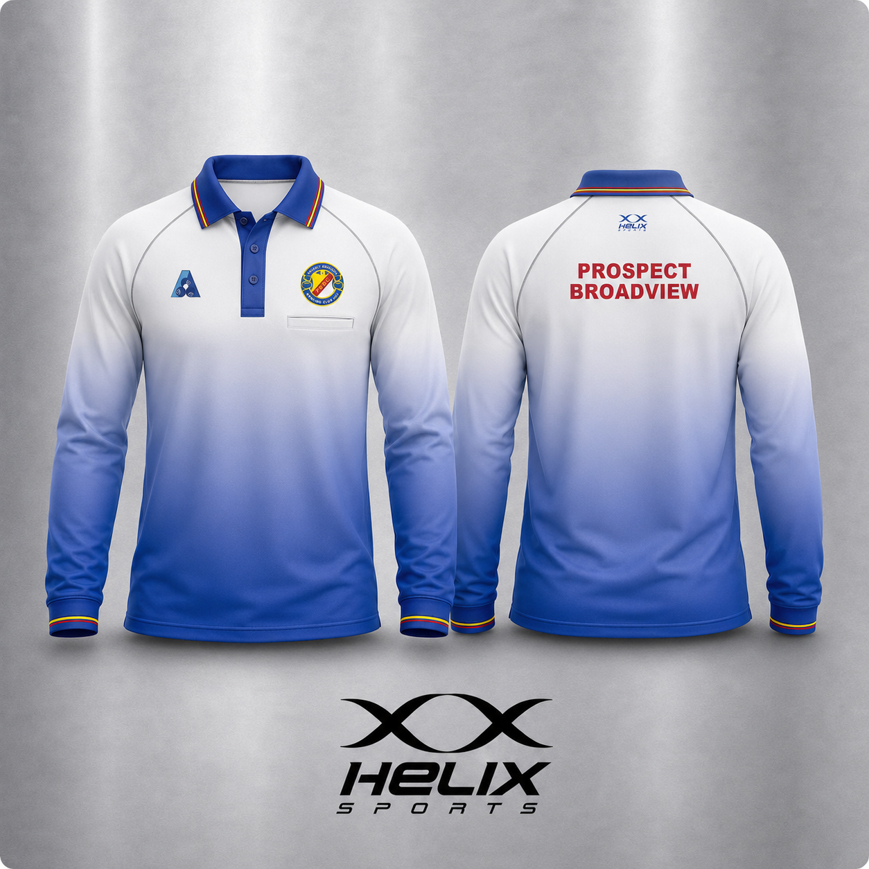 Prospect Broadview Bowling Club - Men's Long Sleeve Playing Top