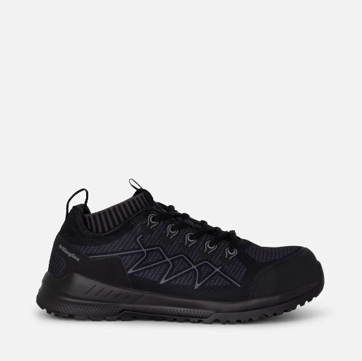 KingGee K26525 Mens Vapour Hybrid Slip Resistant Safety Toe Shoes - Black/Grey