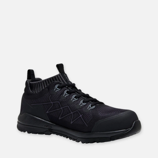 KingGee K26525 Mens Vapour Hybrid Slip Resistant Safety Toe Shoes - Black/Grey