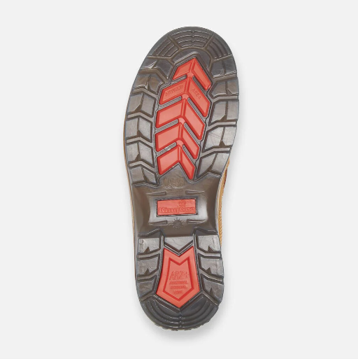 KingGee K27100 Tradie Zip/Lace Steel Cap Safety Work Boots 5" - Wheat
