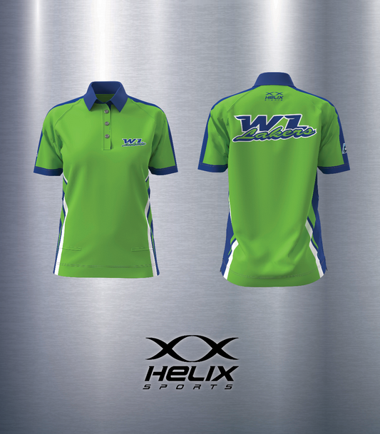 West Lakes Bowls Club -  Women's Short Sleeve Polo