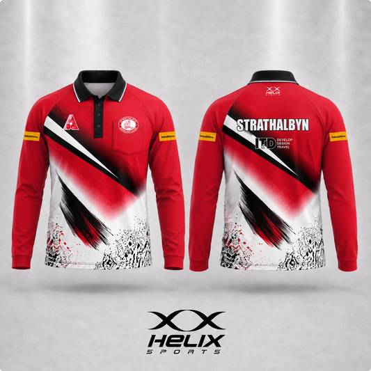 Strathalbyn Bowls Club -  Men's Long Sleeve Polo