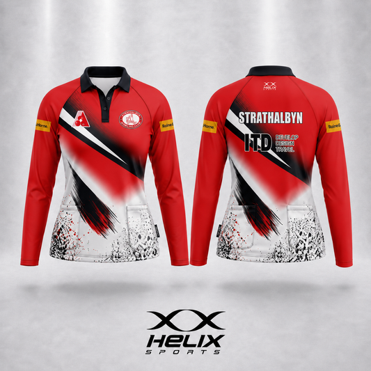Strathalbyn Bowls Club -  Women's Long Sleeve Polo