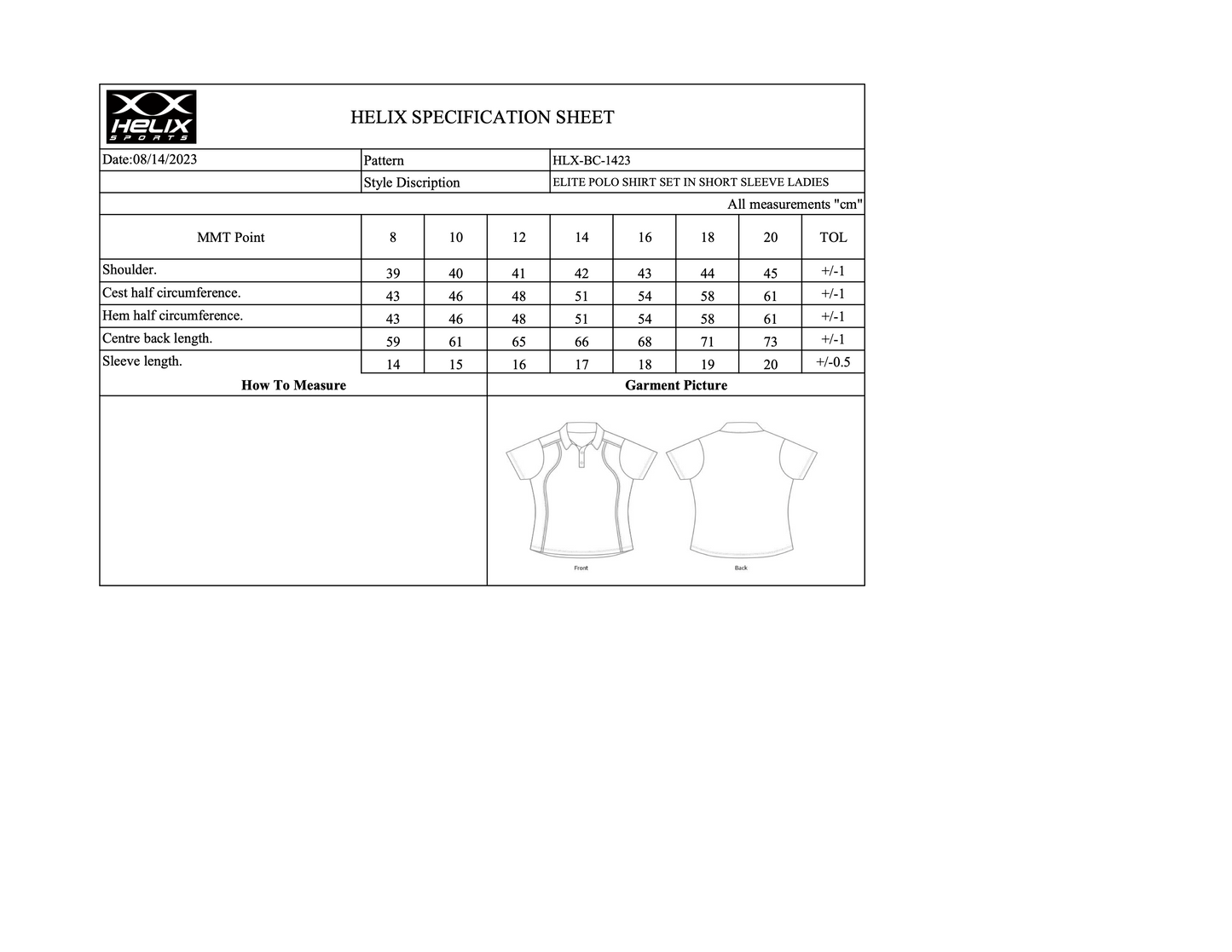 PINT CC - Senior Womens Short Sleeve T20/One Day Playing Shirt