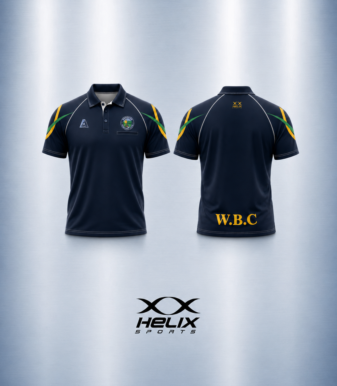 Woodside Bowling Club - Men's Playing Shirt - Short Sleeve (Chest Pocket)