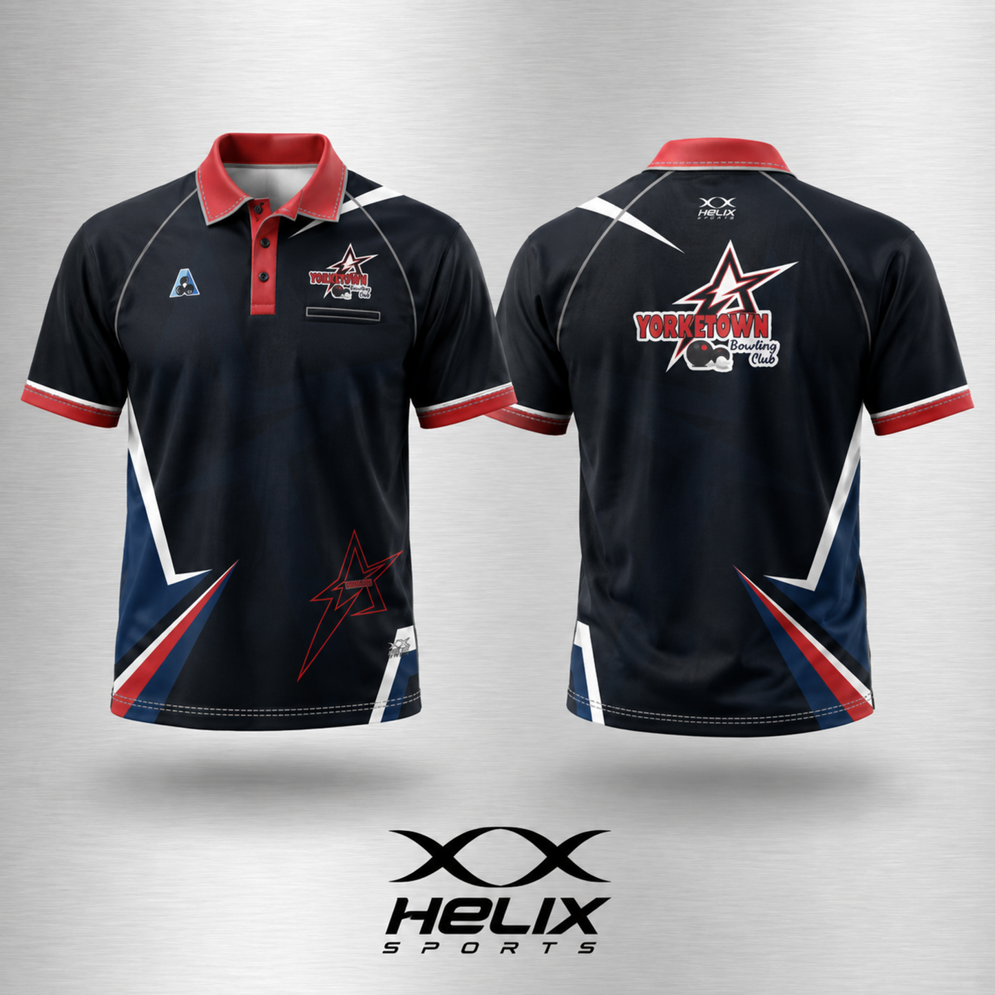 Yorketown Bowling Club - Men's Playing Shirt Alternative- Short Sleeve