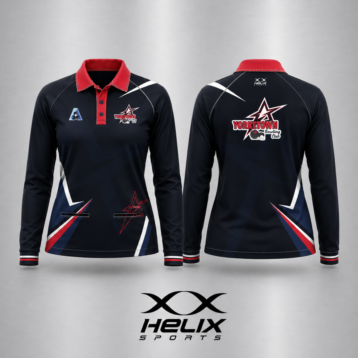Yorketown Bowling Club - Women's Playing Shirt Alternate - Long Sleeve